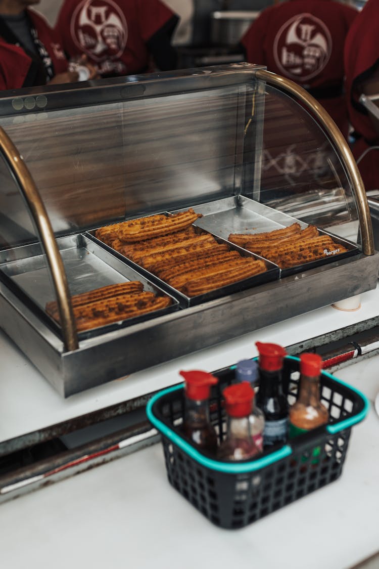 Sweet Churros咖啡馆展示柜