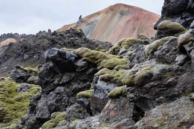 冰岛的Landmannalaugar