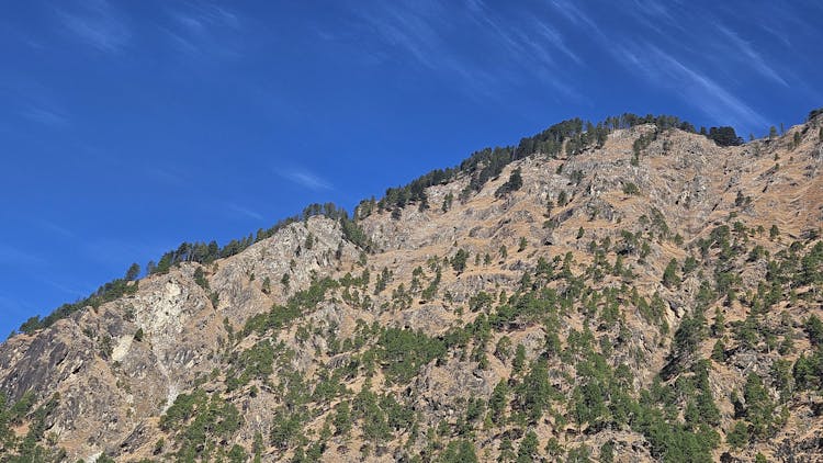 印度的风景山景