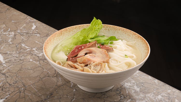 白菜肉面汤
