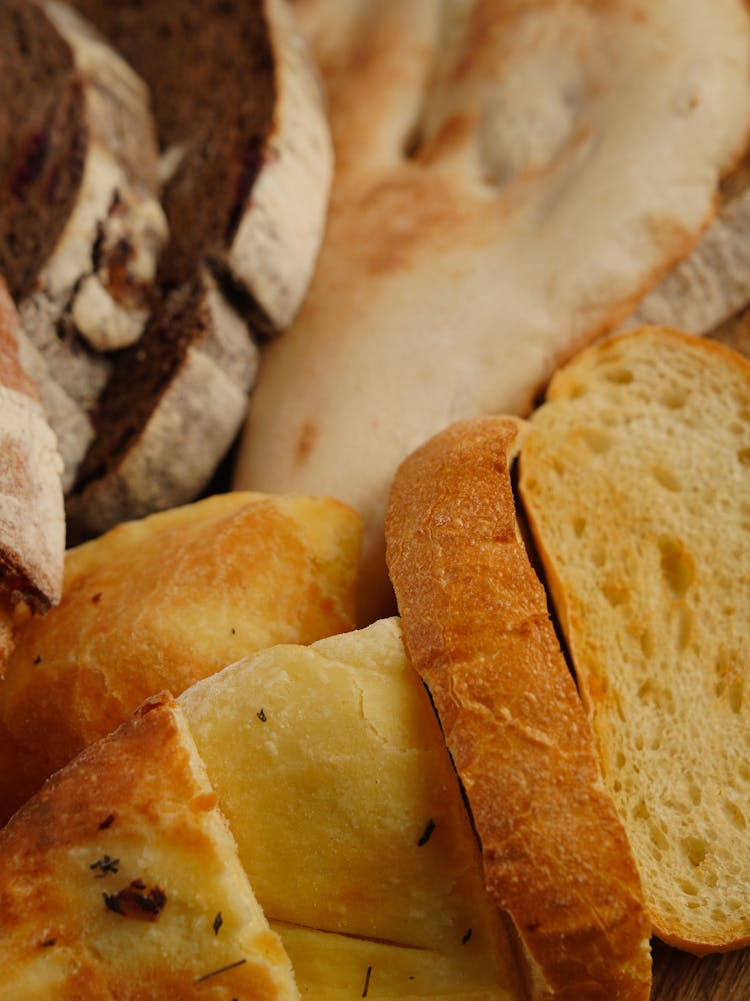 面包片特写