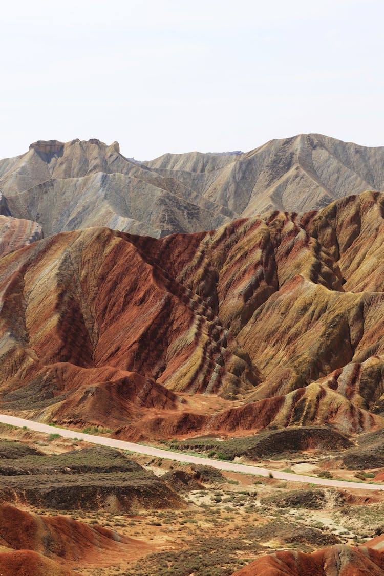 张掖国家地质公园彩虹山风景区
