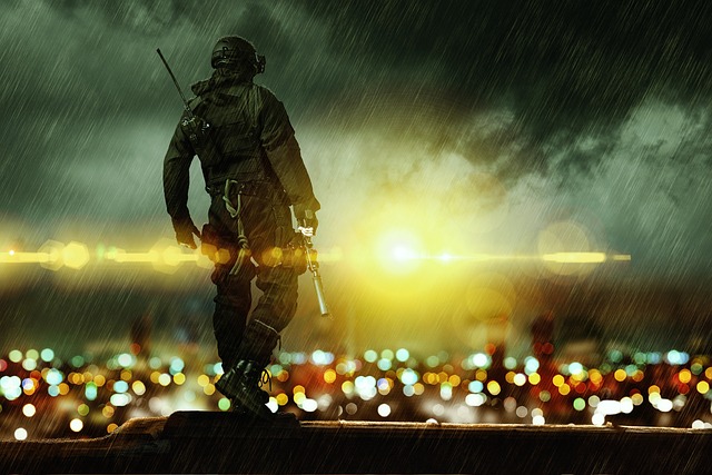 士兵夜城