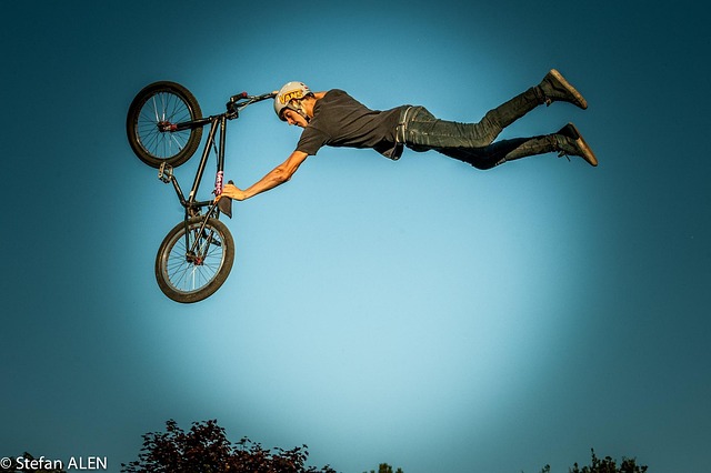 bmx运动跳跃锦标赛