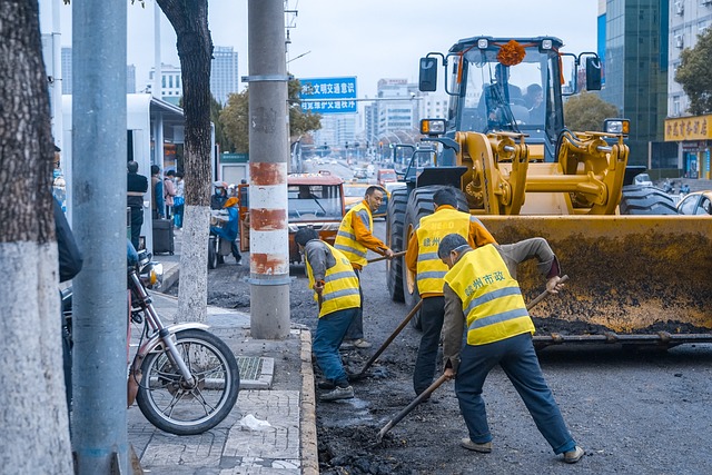 道路施工车辆