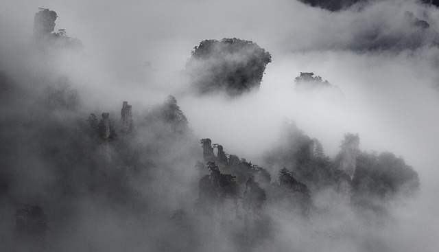 黄山大雾墨