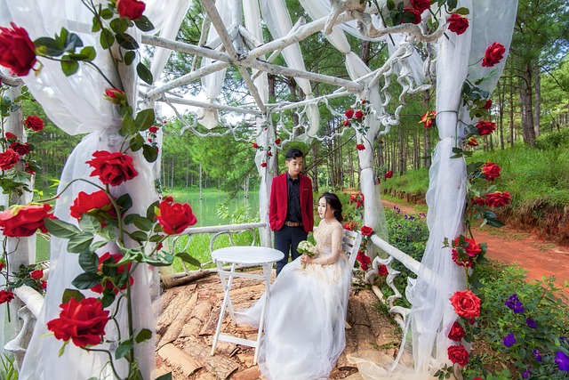 婚礼照片自然新娘