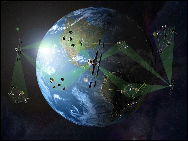 地球空间卫星跟踪