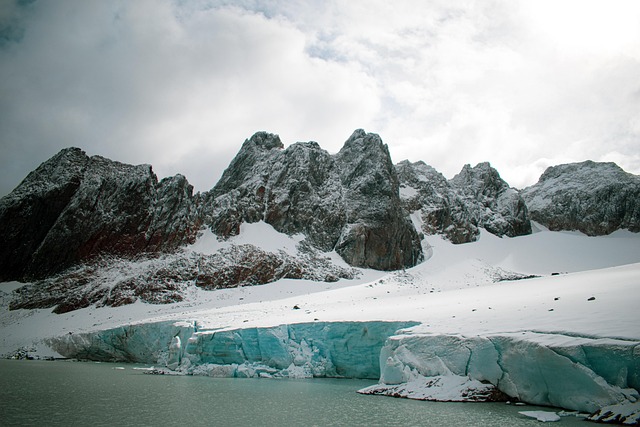 山地景观冰川雪
