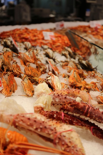 螃蟹鱼市场鱼贩