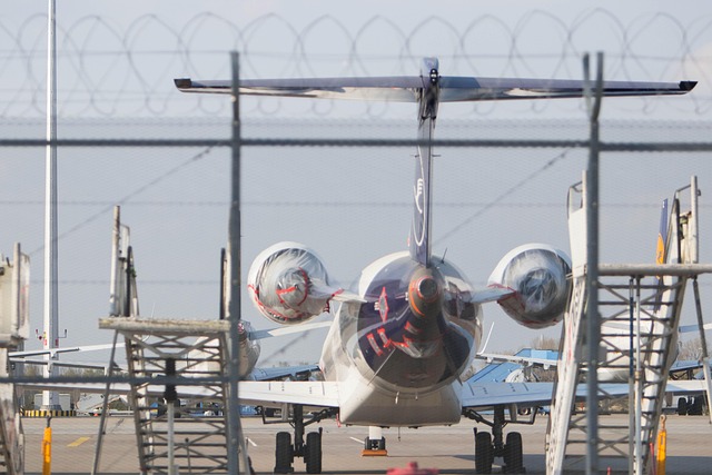 汉莎航空机场飞机
