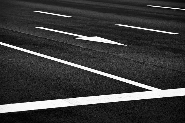 道路沥青线地面灰色