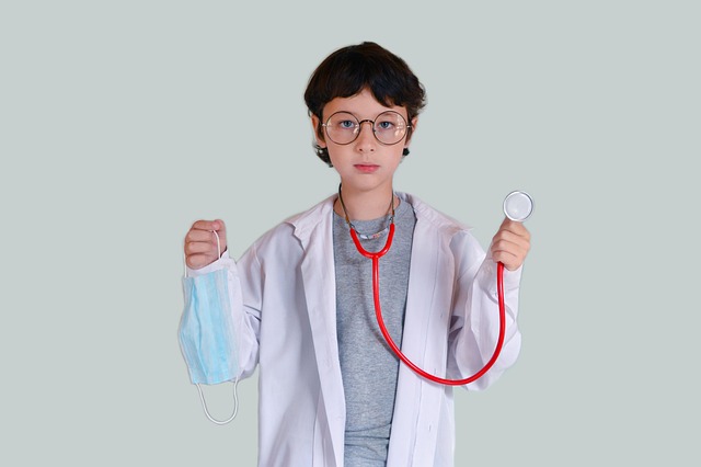 模特男孩肖像医生医学