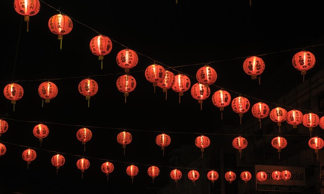 中国新年红灯笼