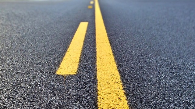 道路中心线公路沥青