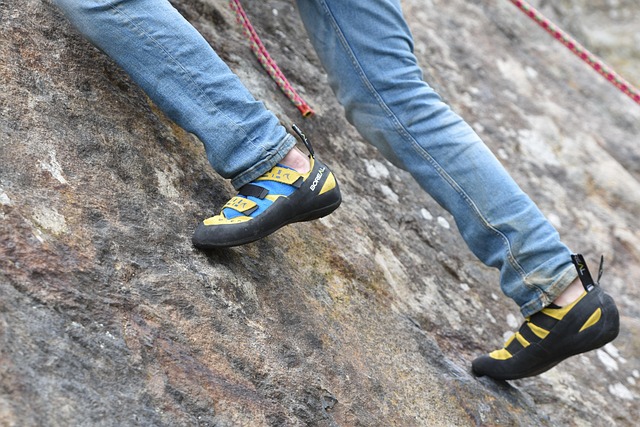 登山鞋登山者