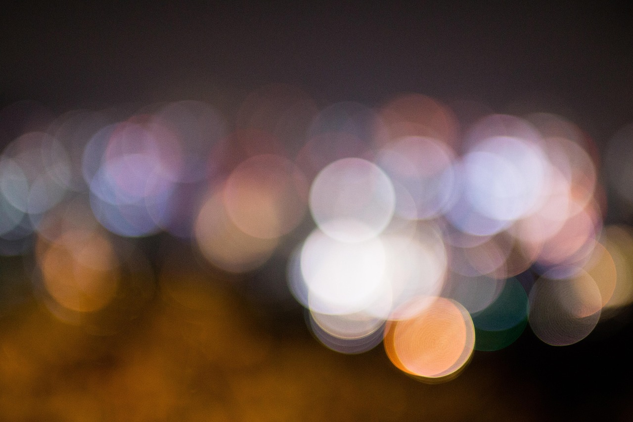 散景夜景圆赢光