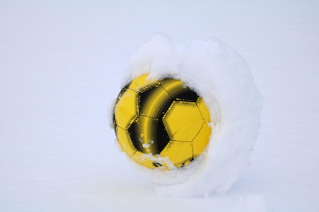 足球雪球冬雪