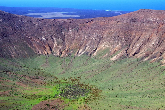 兰扎罗特火山景观自然