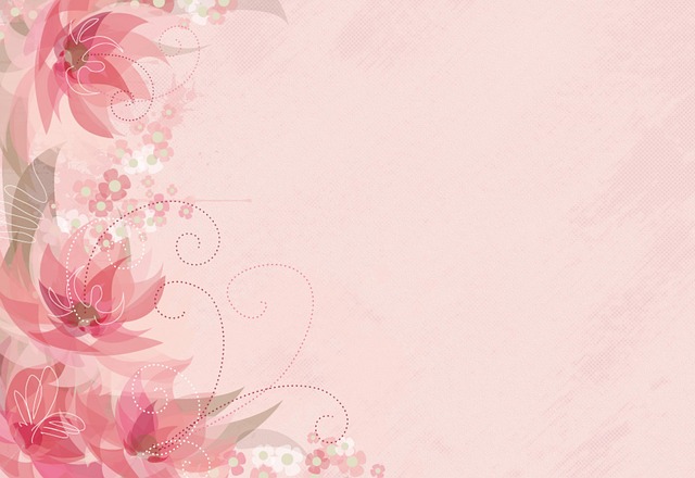 花朵边框纹理