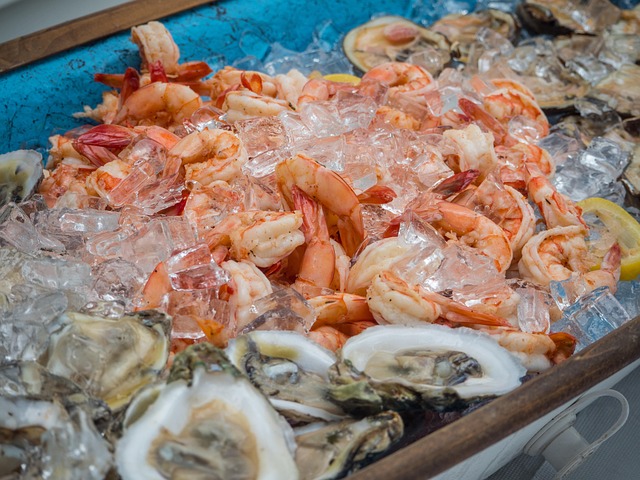 虾蛤蜊冰食自助餐