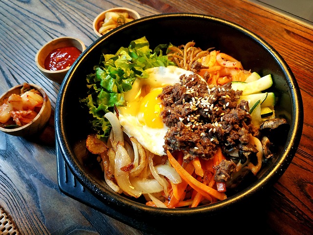 bibimbap韩国美食gochujang
