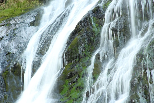 爱尔兰powerscourt瀑布