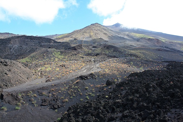 埃特纳火山西西里火山口