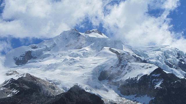 雪山全景冰淇淋