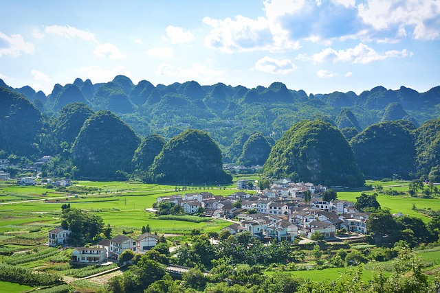 喀斯特山地自然景观