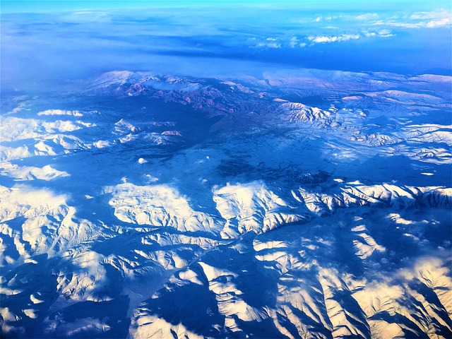 高山雪景雪景
