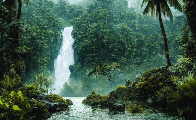 人工智能生成的奇幻景观