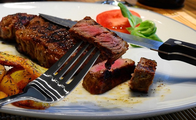 臀部牛排牛肉肉吃牛排