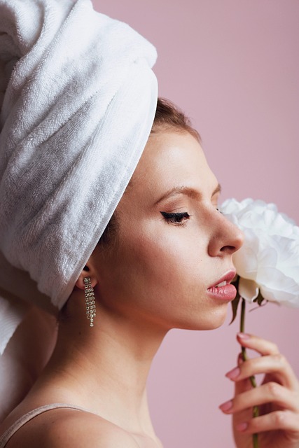 女温泉花毛巾
